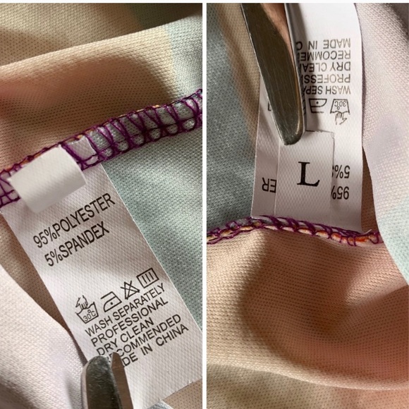 🌈 Rainbow long sleeved jumpsuit size L🌈 - Picture 8 of 9